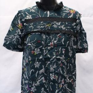 Anthropologie Ines Floral Tunic by Vineet Bahl